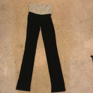 XS Mossimo Supply CO. black and grey yoga pants